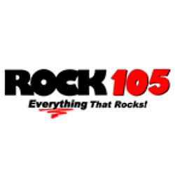 Rock 105 radio logo