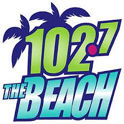 102.7 The Beach radio logo