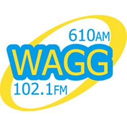 WAGG 610 AM and 100.1 FM logo