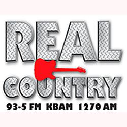 Real Country KBAM 99.1 FM 1400 AM logo