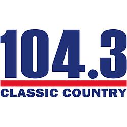Classic Country 104.3 radio logo