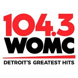 104.3 WOMC radio logo