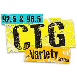 96.5 & 101.5 CTG radio logo