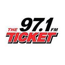 97.1 The Ticket radio logo