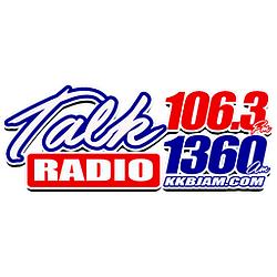 KKBJ Talk Radio 1360 AM logo