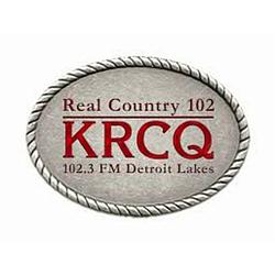 102.3 KRCQ radio logo