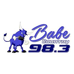 WBJI Babe Country 98.3 radio logo