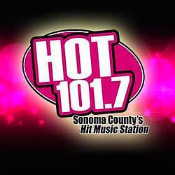 HOT 101.7 radio logo