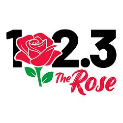 102.3 The Rose radio logo