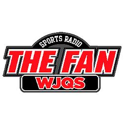 WJQS The Fan radio logo