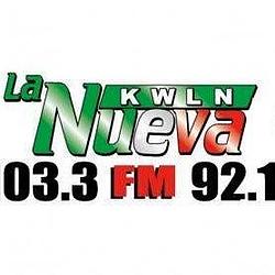 La Nueva 103.3 & 92.1 radio logo