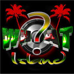 WHAT?! Island radio logo