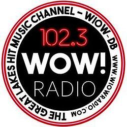 WIOW - WOW! 102.3 radio logo