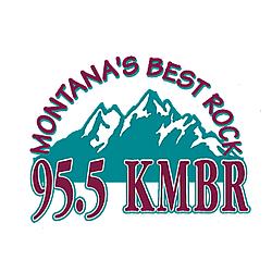 95.5 KMBR radio logo