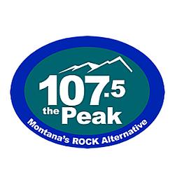 107.5 The Peak radio logo