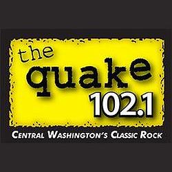 The Quake 102.1 radio logo