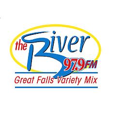 97.9 the River radio logo