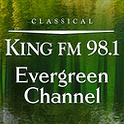 KING FM Evergreen logo