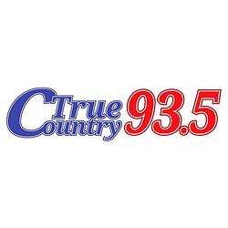 True Country 93.5 radio logo