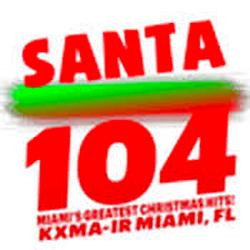 Santa 104 KXMA-IR radio logo