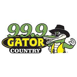 99.9 Gator Country radio logo