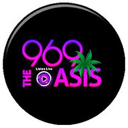 96.9 The Oasis radio logo