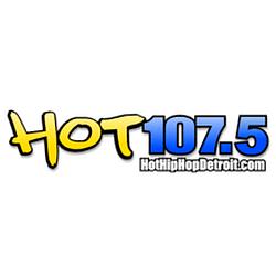 Hot 107.5 radio logo