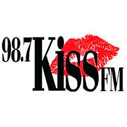 98.7 Kiss FM logo