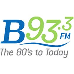 B93.3 radio logo