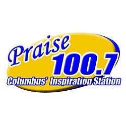 Praise 100.7 radio logo