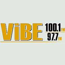 Vibe 100.1 & 97.7 radio logo