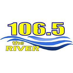 106.5 The River radio logo