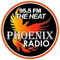 95.5 The Heat radio logo