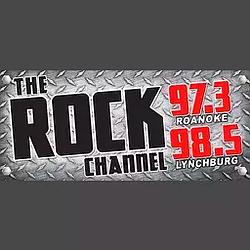 97.3 & 98.5 The Rock Channel radio logo