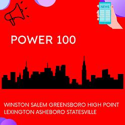 POWER 100 CAROLINA radio logo