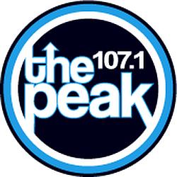 107.1 The Peak radio logo