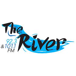 92.3 & 101.1 The River radio logo