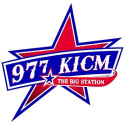 97.7 KICM radio logo