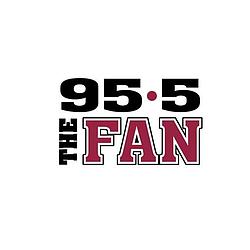95.5 The Fan radio logo