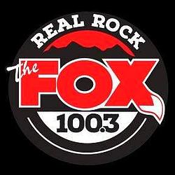 100.3 The Fox radio logo