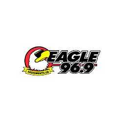 96.9 The Eagle radio logo