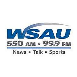 WSAU 550AM - 99.9FM radio logo