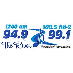 94.9 & 99.1 The River radio logo