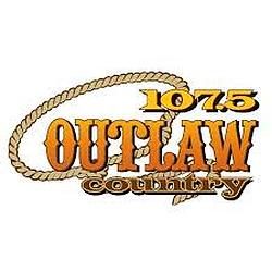 107.5 Outlaw Country radio logo