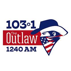 103.1 The Outlaw radio logo
