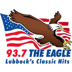 93.7 The Eagle radio logo