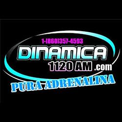 Dinámica 1120 AM radio logo