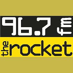 96.7 The Rocket radio logo