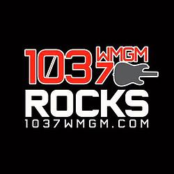 103.7 WMGM radio logo