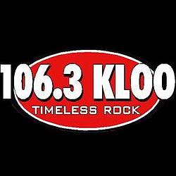 106.3 KLOO radio logo